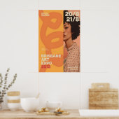 Poster Modern Portrait Art Print Brisbane Art Expo 2012 (Cuisine)