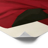 Poster Modern Red Coat Dog Art (Coin)