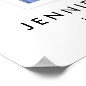 Poster Modern Script Congrats Retirement Party Photo (Coin)