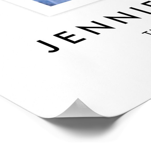 Poster Modern Script Congrats Retirement Party Photo (Coin)