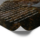 Poster Modern Script Wedding Vows Custom Names & Photo (Coin)