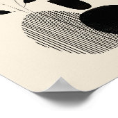 Poster Modern Still Life – Minimalist Botanical Print (Coin)