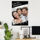 Poster Modern Street Art Ajouter Votre Photo Aimer Vous G (Bureau à domicile)