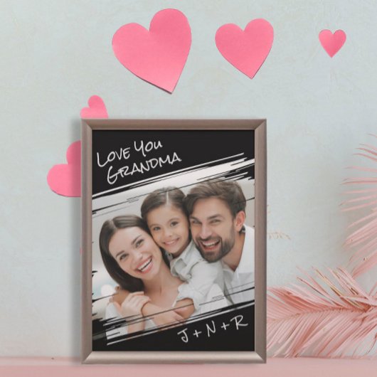 Poster Modern Street Art Ajouter Votre Photo Aimer Vous G