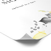 Poster Modern Tropical Cards and Gifts Custom Sign (Coin)