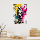Poster Modern Urban Emotional Portrait Contemporary Art (Cuisine)