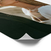 Poster Modern Wedding Vows Minimalistic Script 2-Photo (Coin)