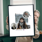 Poster Modern Winter Aesthetic Minimalist Photo Collage