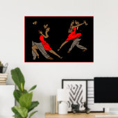 poster moderne2noir (Bureau à domicile)