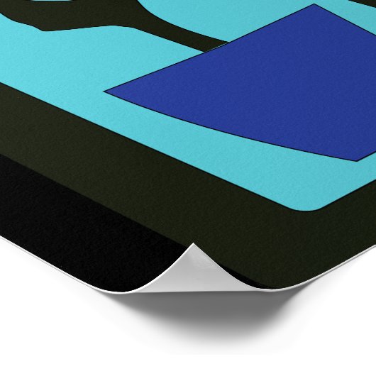 Poster Moderne Abstrait Élégant pour la pensée profonde / (Coin)