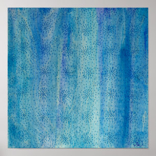 Poster Moderne Abstrait sur bois