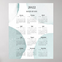 Poster moderne, Calender 2022