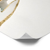 Poster moderne contemporain Abstrait Zen (Coin)