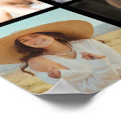 Poster Moderne Créez votre propre collage photo (Coin)