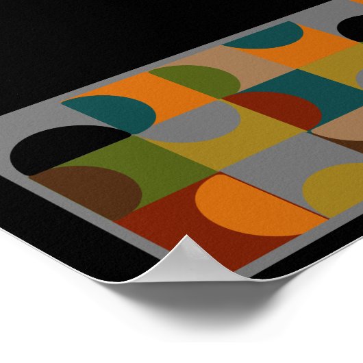 Poster Moderne du milieu du siècle (Coin)