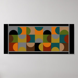 Poster Moderne du milieu du siècle