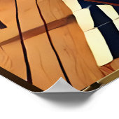 Poster Moderne Du Milieu Du Siècle Le Martini Intellectue (Coin)