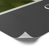 Poster Moderne élégant Ajouter Photo Pet Memorial (Coin)