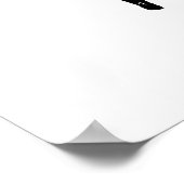 Poster Moderne Élégante Calligraphie Mariage Open Bar Boi (Coin)