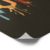 Poster Moderne et de style abstrait Café Art Café Bar (Coin)