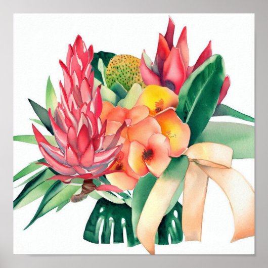 Poster Moderne et minimaliste, Bouquet d'animateurs (B) (Devant)