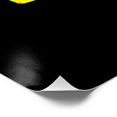 POSTER MODERNE ET MODERNE PERSONNALISABLE NOIR VÉRIFIÉ (Coin)