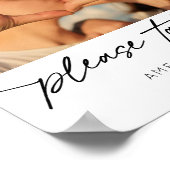 Poster Moderne Faveurs Calligraphie Script Photo (Coin)