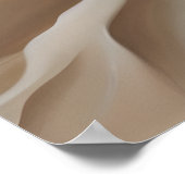 Poster Moderne Fleur Beige Art esthétique Mur (Coin)