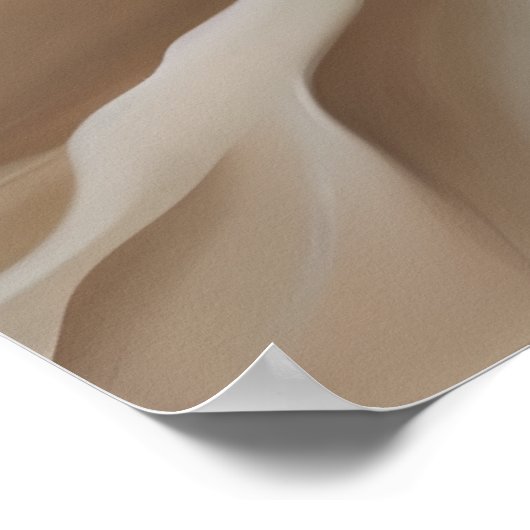 Poster Moderne Fleur Beige Art esthétique Mur (Coin)