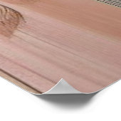 Poster moderne Fleurs Beige-Rose 27 (Coin)