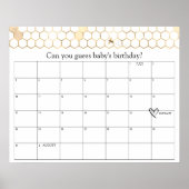 Poster Moderne Golden Bee Douche Date d'échéance Guess Po (Devant)