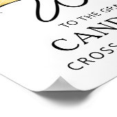 Poster Moderne Graduate Simple Script Welcome 4 Photos (Coin)