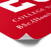 Poster Moderne Graduation 2025 Photo Moderne Grad Party (Coin)