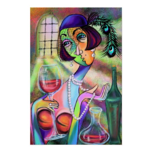 Poster moderne Lady Pearl (Devant)