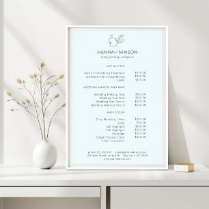 Poster Moderne, Line Art, Femme, Feuilleté, Salon, Prix