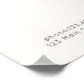 Poster moderne, liste de prix (Coin)