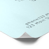 Poster moderne, liste de prix (Coin)
