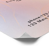 Poster moderne, liste de prix (Coin)