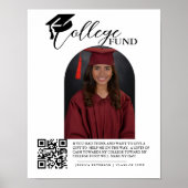 Poster Moderne Lycée Graduation Fonds Colleg code QR (Devant)