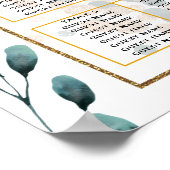 Poster Moderne minimaliste 🤵 élégant Mariage simple (Coin)