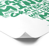 Poster Moderne minimaliste Gratitude Wall Art (Coin)