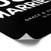 Poster Moderne minimaliste Symbole mariage marié (Coin)