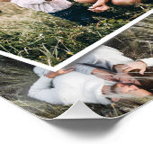 Poster Moderne minime 5 photo élégante simple (Coin)