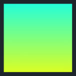 Poster moderne ombre citron jaune citron vert turquoise<br><div class="desc">mode printemps été jaune citron vert ombre déco maison, vert vert vert ombre accessoires de mode, vert jaune ombre décor maison, accessoires de mode ombre, cadeaux Ombre pour elle.</div>
