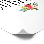 Poster Moderne Ont Courage Nursery Art (Coin)