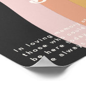 Poster Moderne Rétro Arc-en-ciel des Années 70 | Cette bo (Coin)