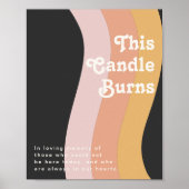 Poster Moderne Rétro Arc-en-ciel des Années 70 | Cette bo (Devant)