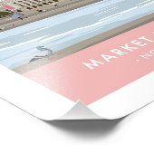 Poster moderne Retro Nottingham City Centre (Coin)