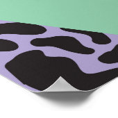 Poster Moderne Rhombus : Style Abstrait Sans Couche. (Coin)