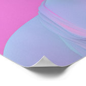 Poster moderne rose et violet Pop Art Vénus (Coin)